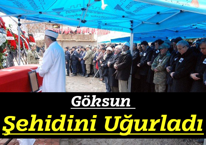 Göksun Şehidini Uğurladı