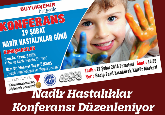 Nadir Hastalıklar Konferansı Düzenleniyor