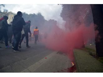 Roma "sarı kırmızı"ya büründü