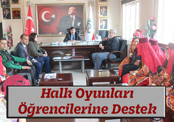 Halk Oyunları Öğrencilerine Destek