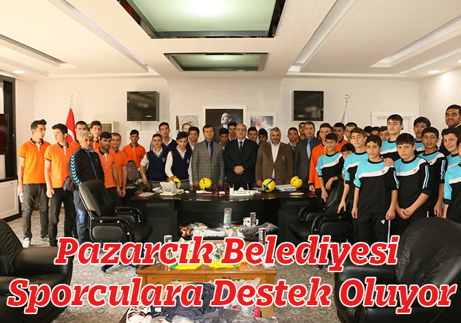 Pazarcık Belediyesi Sporculara Destek Oluyor