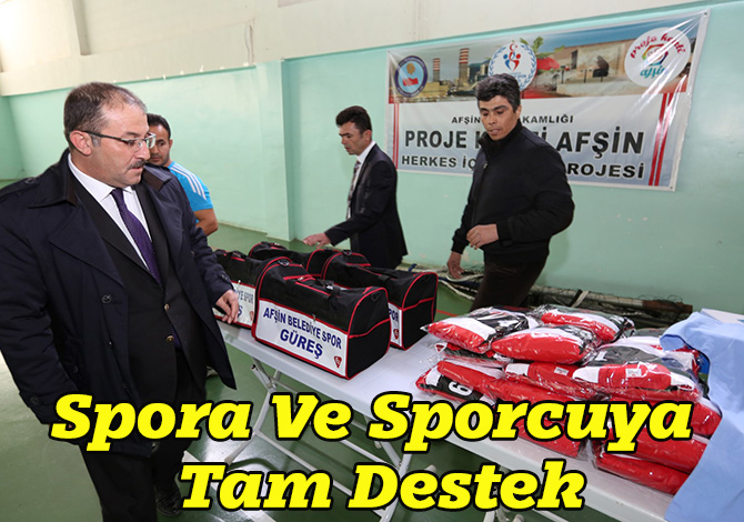 Spora Ve Sporcuya Tam Destek