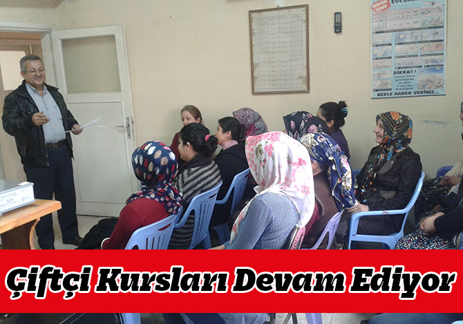 Andırın’da Çiftçi Kursları Devam Ediyor