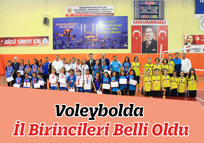 Voleybolda İl Birincileri Belli Oldu