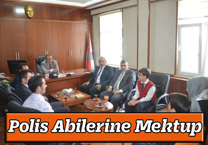 Öğrencilerden Polis Abilerine Mektup