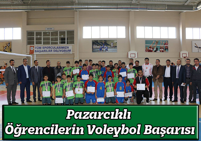 Pazarcıklı Öğrencilerin Voleybol Başarısı