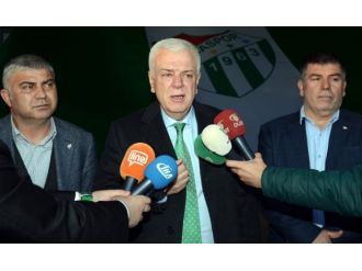 Bursaspor Başkanı Ay’da taraftara çağrı