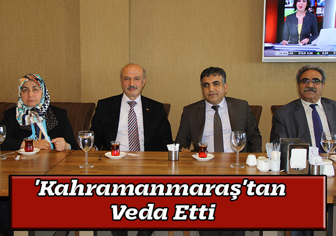 Gaziantep'e 'Kahramanmaraş'tan Veda Etti