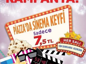 Piazza’larda 7,5 TL’ye Sinema Keyfi Başlıyor