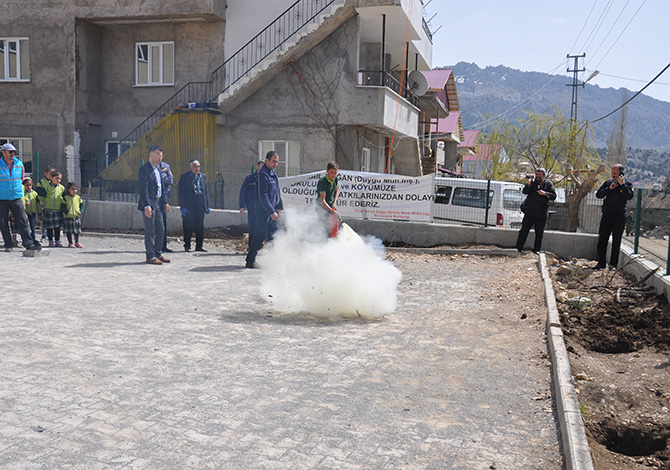 Yangın Tatbikatı Gerçeğini Aratmadı