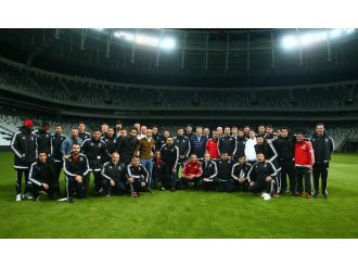 Beşiktaşlı futbolcular Vodafone Arena’yı gexdi