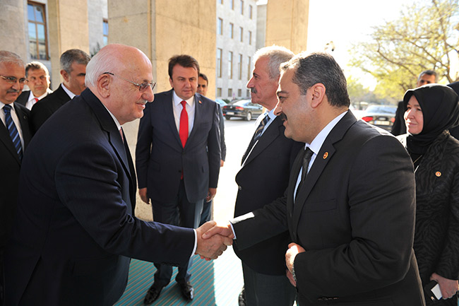 TBMM Başkanı, Kahramanmaraş Heyetini Kabul Etti