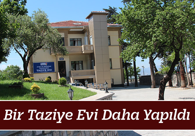 Bir Taziye Evi Daha Yapıldı