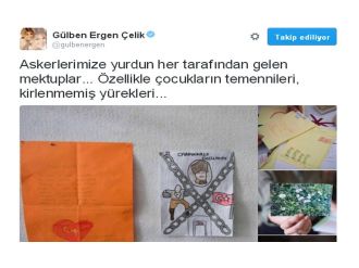 Gülben Ergen’den duygulandıran mektuplar