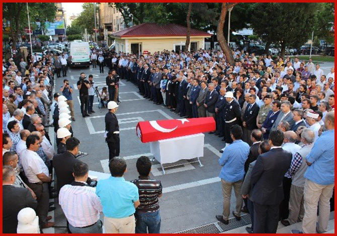 Kendini Vuran Vali Yardımcısı İçin Tören Düzenlendi