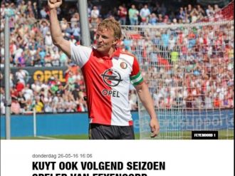 Feyenoord, Kuyt’la "devam" dedi