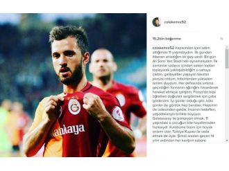 Emre Çolak’tan veda mesajı