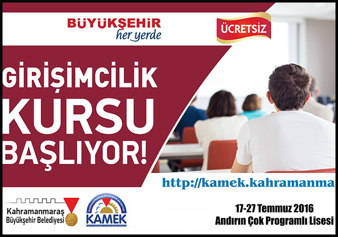 Uygulamalı Girişimcilik Kursu Başlıyor