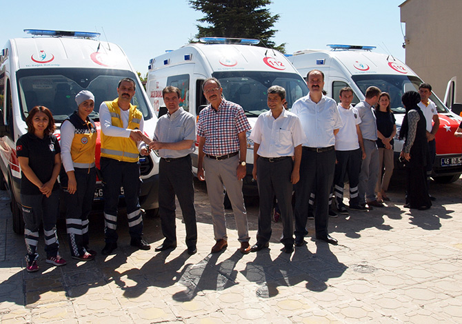 Sağlık Bakanlığından 7 Adet Ambulans