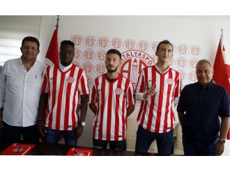 Antalyaspor’da 3 imza