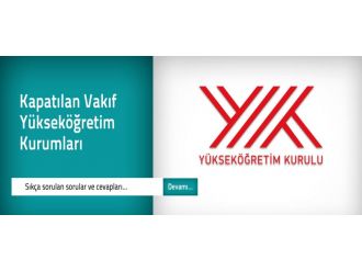 Kapatılan üniversitelerle ilgili sorulara cevaplar