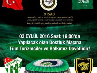 Bursaspor, Arabistan takımı ile hazırlık maçı yapacak