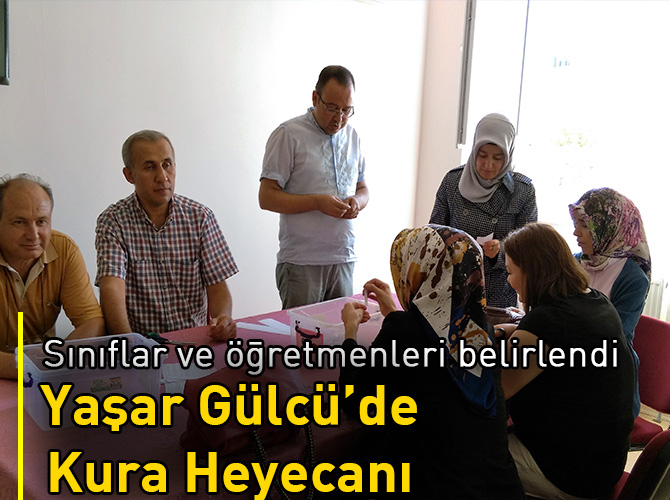 Yaşar Gülcü’de Kura Heyecanı