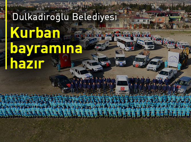 Dulkadiroğlu Belediyesi Kurban bayramına hazır