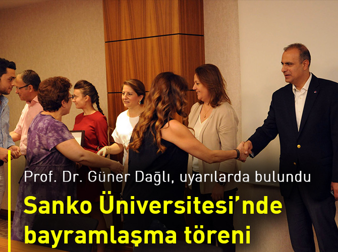 Sanko Üniversitesi’nde bayramlaşma töreni