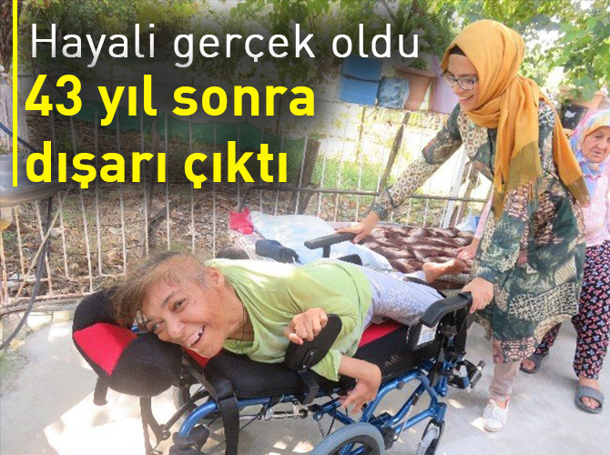 43 yıl sonra dışarı çıktı