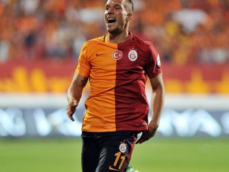 Galatasaray’da Podolski sevinci