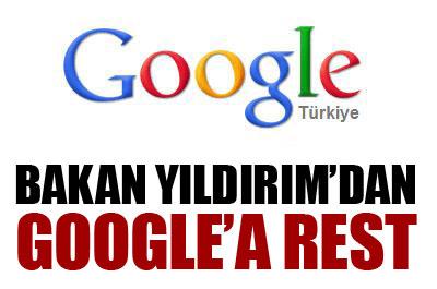 Yıldırımdan Googlea rest