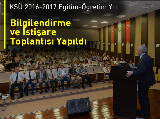 Bilgilendirme ve İstişare Toplantısı Yapıldı