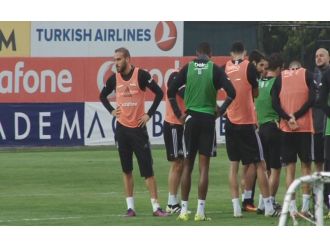 Beşiktaş antrenmanında gerginlik