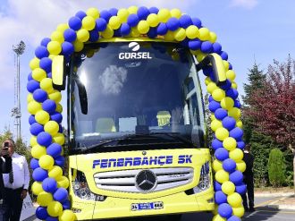 Fenerbahçe’nin yeni otobüsü tanıtıldı