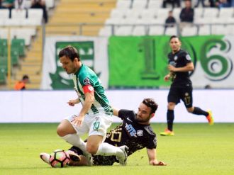 Bursaspor Osmanlıspor maçı başladığı gibi bitti