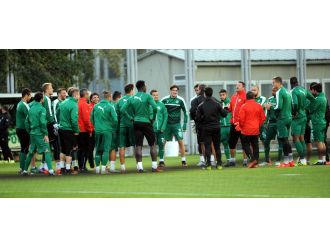 Bursaspor’da Batalla takımla çalıştı