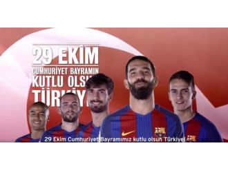 Barcelona’dan 29 Ekim mesajı