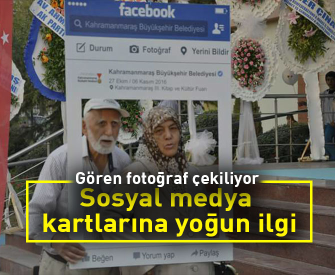 Sosyal medya kartlarına yoğun ilgi