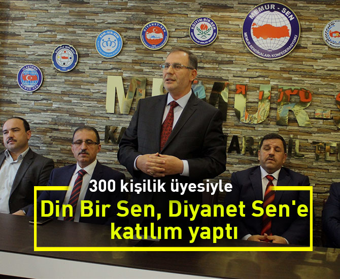 Din Bir Sen, Diyanet Sen'e katılım yaptı