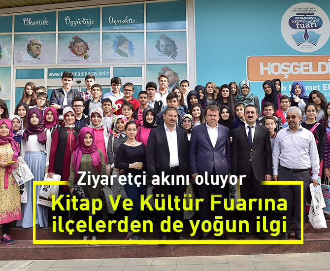 Kitap Ve Kültür Fuarına ilçelerden de yoğun ilgi