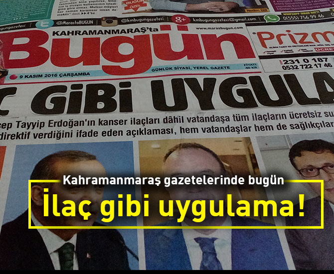 İlaç gibi uygulama!