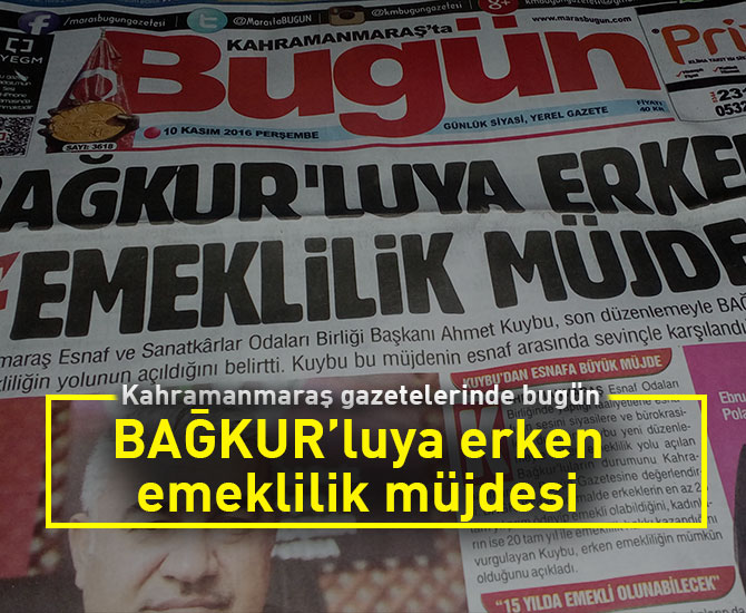 BAĞKUR’luya erken emeklilik müjdesi