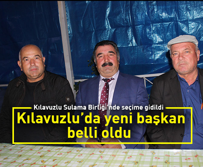 Kılavuzlu’da yeni başkan belli oldu