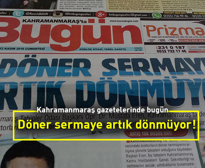 Döner sermaye artık dönmüyor!