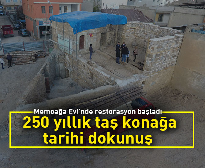 250 yıllık taş konağa tarihi dokunuş