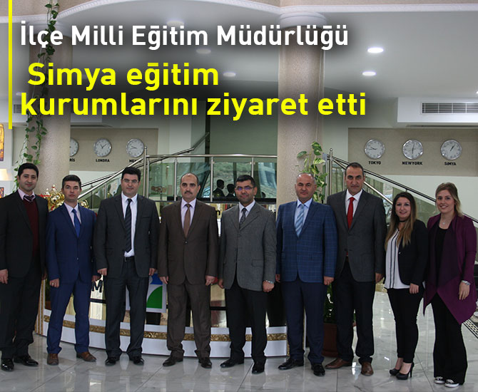 İlçe Milli Eğitim Müdürlüğü Simya eğitim kurumlarını ziyaret etti