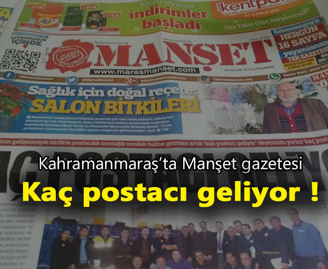 Kaç postacı geliyor !