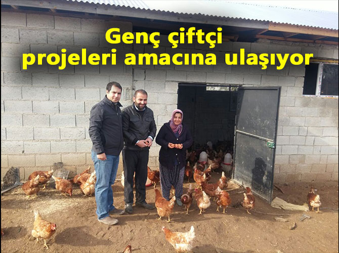 Genç çiftçi projeleri amacına ulaşıyor