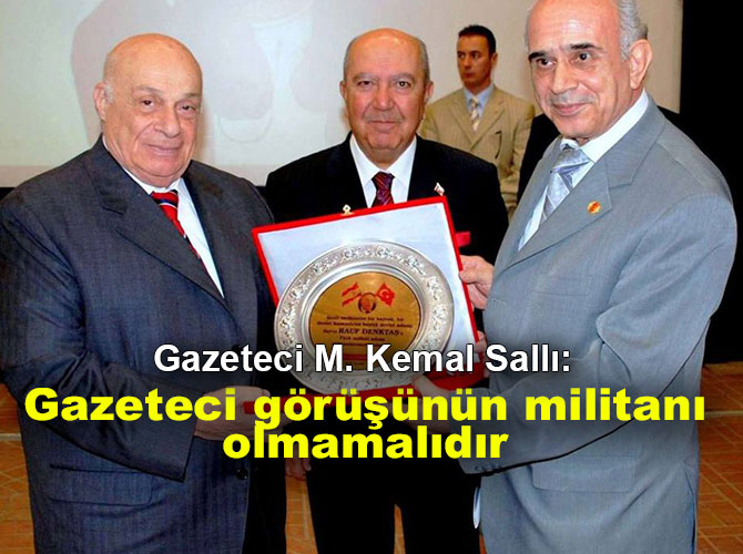 Gazeteci görüşünün militanı olmamalıdır